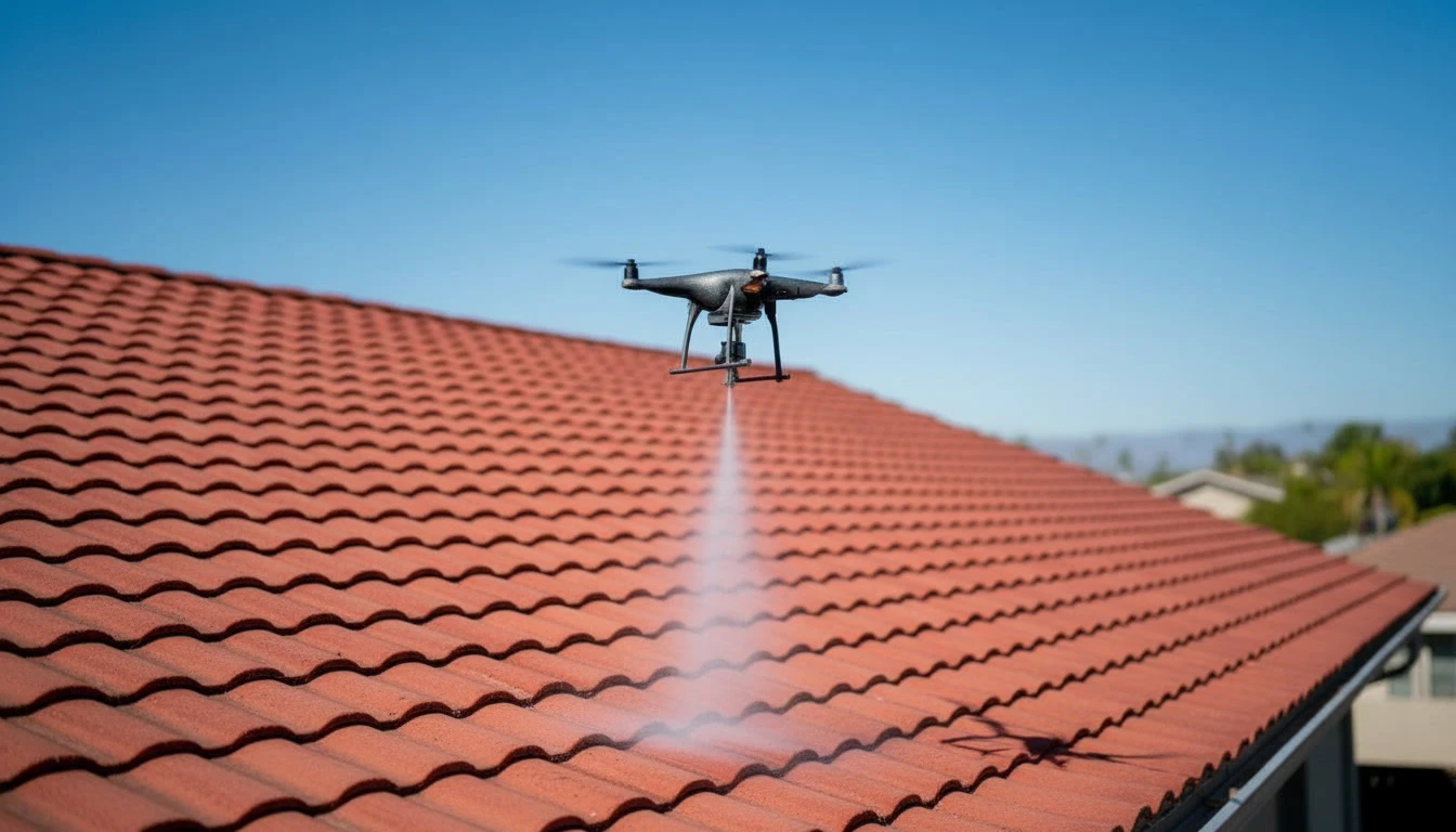 Scène extérieure forestière avec mousses vertes luxuriantes poussant sur une branche décomposée